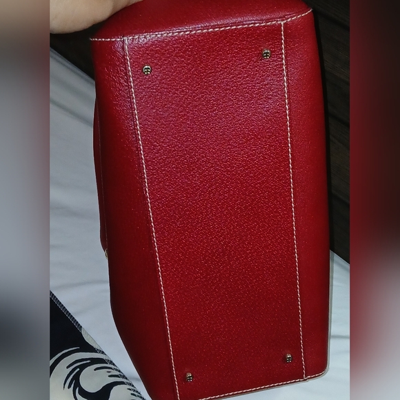 Kate Spade Red Leather Tote Bag - Picture 7 of 7
